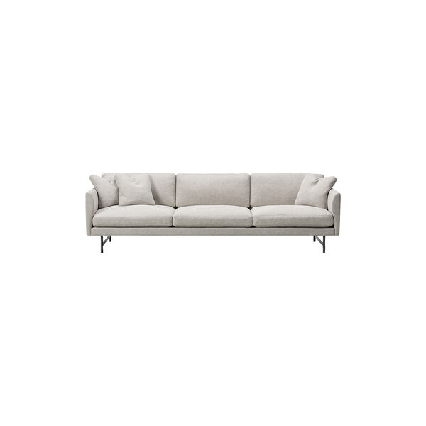 Calmo 80 3-seater Sofa, light grey, Fredericia Furniture