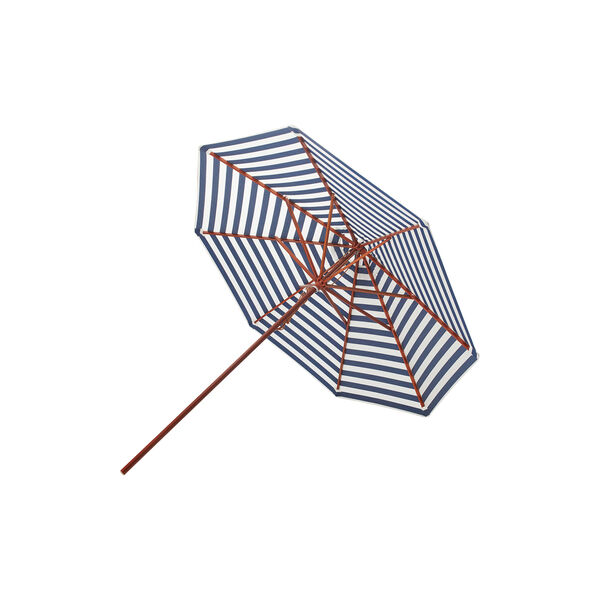 Messina Umbrella Ø270, dark blue stripe Messina Umbrella Ø270, dark blue stripe, Fritz Hansen