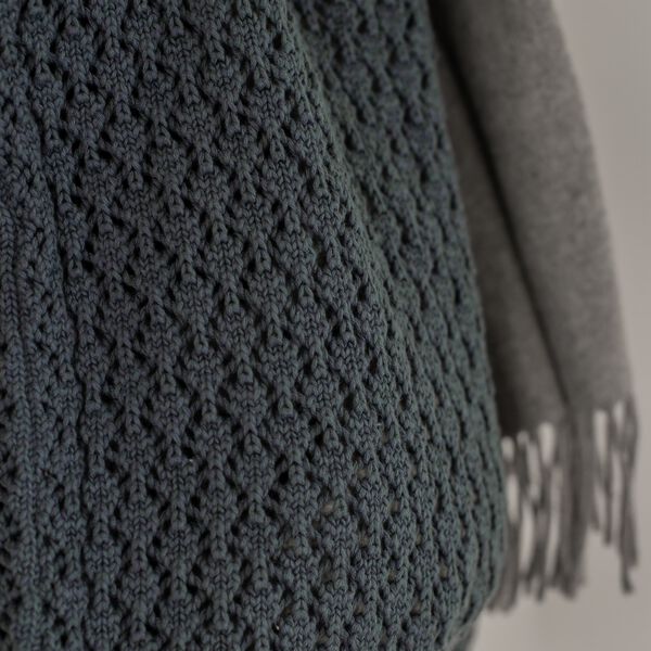 Knitted Bag, dark grey Knitted Bag, dark grey, By LOHN