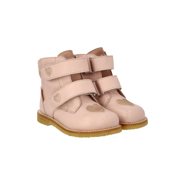 Velcro TEX Boot, faded rose/multi glitter, ANGULUS