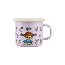 Pippi enamel mug fruits, pink, Muurla
