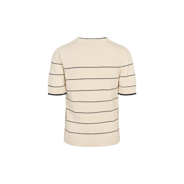 ESElly SS Knit Blouse, eggnog, esm&eacute; studios