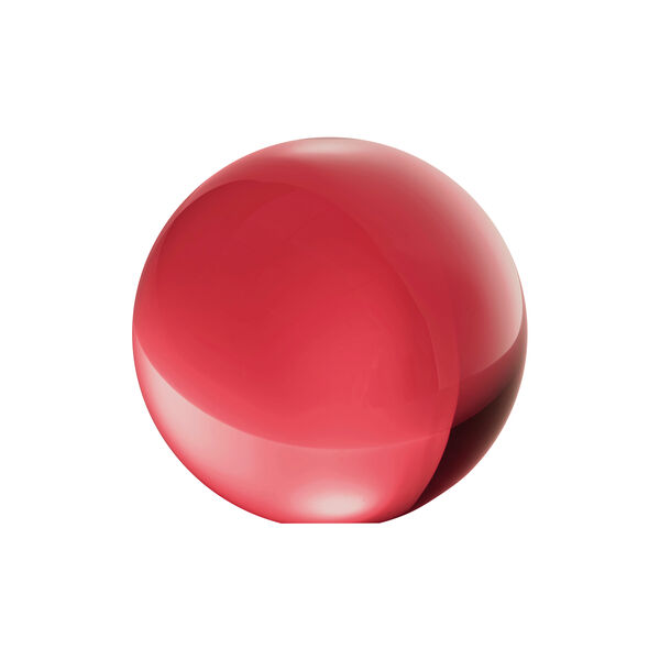 Glass Sphere, crimson red, Iittala