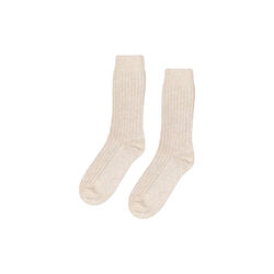 Merino Wool Blend Sock, ivory white, Colorful Standard
