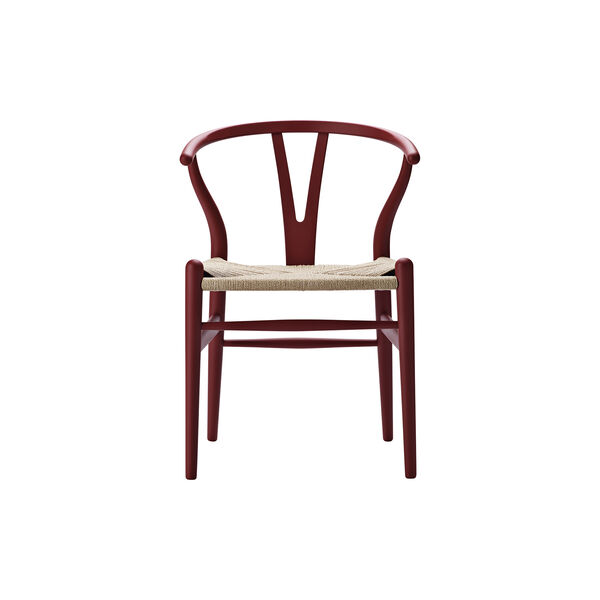CH24 Wish Bone Chair, soft red, Carl Hansen & S&oslash;n