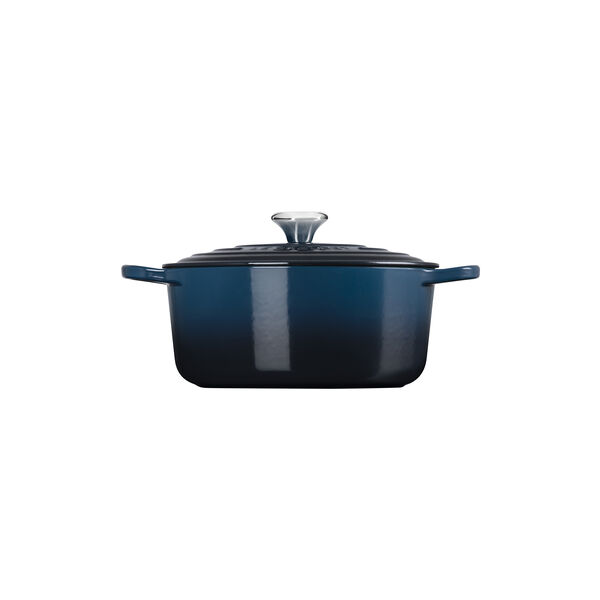 Signature round cast iron pot &Oslash; 26 cm, nuit, Le Creuset