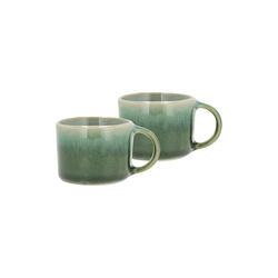 Styles Espresso Cup 2 pcs, green/blue, Villa Collection
