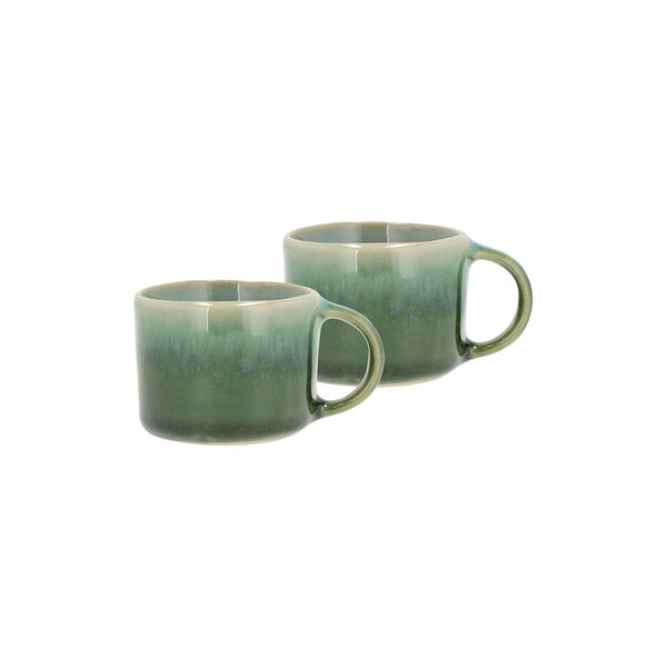 Styles Espresso Cup 2 pcs, green/blue, Villa Collection
