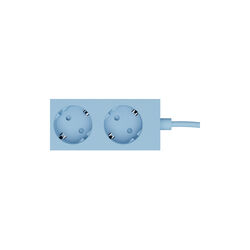 Power Bar 5 meters, powder blue, Pedestal