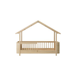 Wood Mini+ House Bed, oak, Oliver Furniture