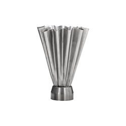 HDFlood Vase, brushed silver finish, House Doctor