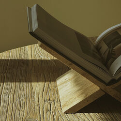 Book stand, sand, HOEME Copenhagen