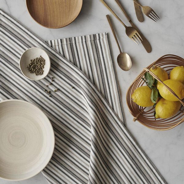 Tea Towel, small stripes, By Mogensen