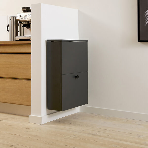 SORTED Standard Tall Waste Sorting, carbon grey, DesignLife