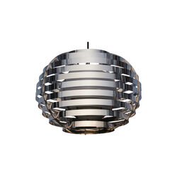 M40 Pendant, polished steel, Brian Kirk