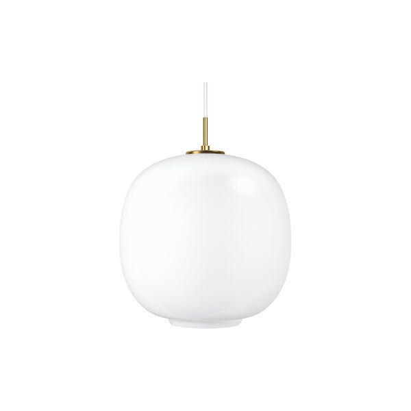 VL45 Radiohus Pendant, opal white, Louis Poulsen