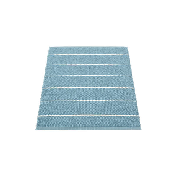 Carl Plastic Rug, blue fog/dove blue/vanilla, Pappelina