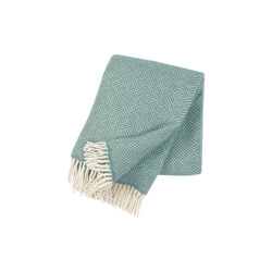 Samba wool blanket, mint, Klippan Yllefabrik