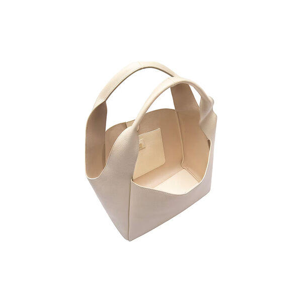 Zaira Hobo Bag M, macadamia white, Aigner