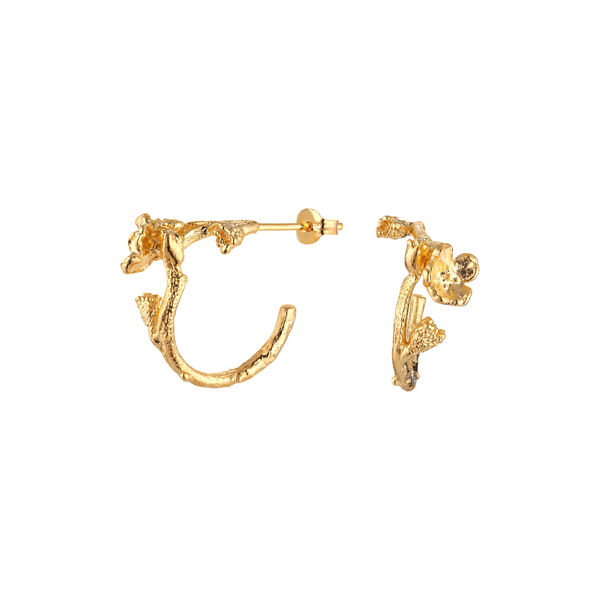 Forglemmigej Earrings, gold-plated, Flora Danica Jewellery