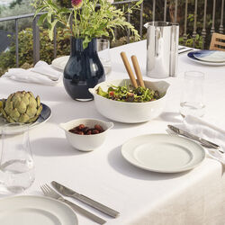 KOPPEL lunch plate 22 cm, white, Georg Jensen