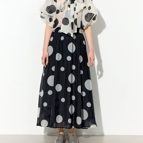 Blair Long Skirt, black, HUNK&Oslash;N