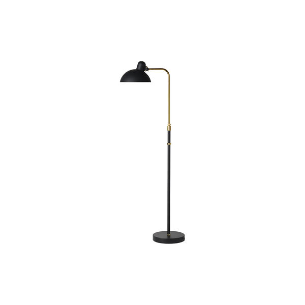 KAISER idell™ 6580-F Luxus Floor Lamp, matt black/brass, Fritz Hansen