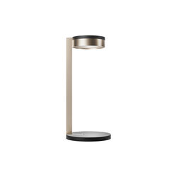 BLADE T2 SLIM Table Lamp, matt black/satin gold, LIGHT-POINT
