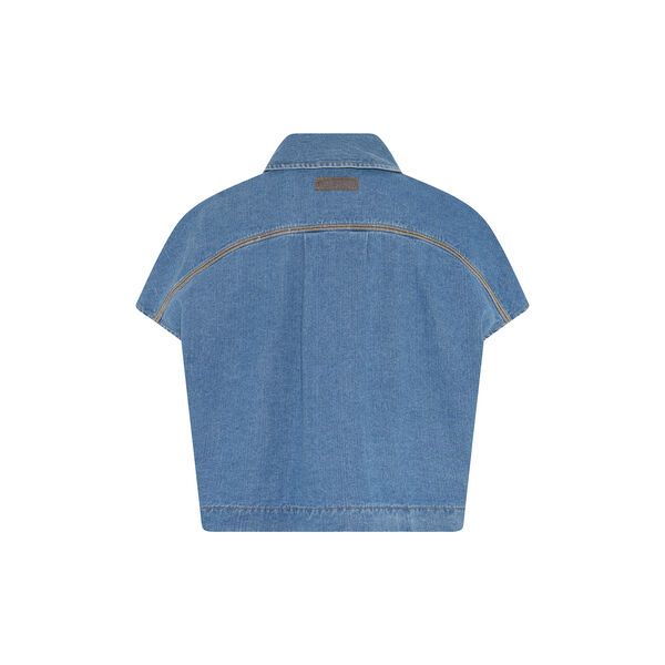 HMBinca denim cape, deep ocean, Heartmade