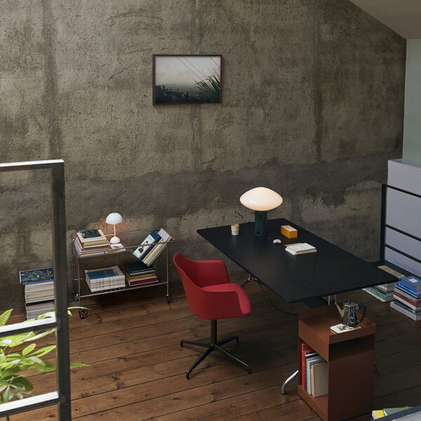 Rotate SC73 Trolley, terracotta Rotate SC73 Trolley, terracotta, &Tradition