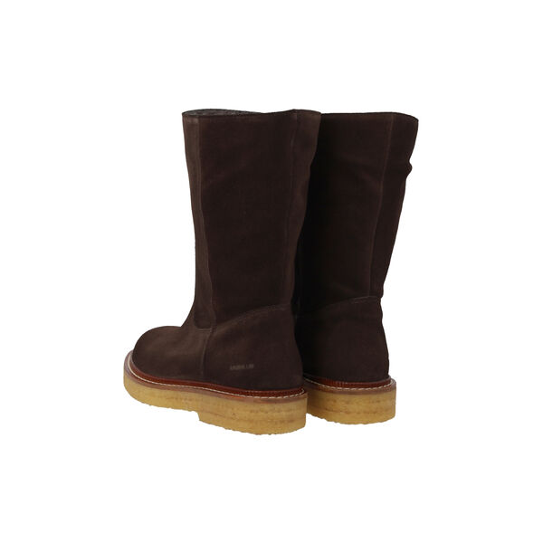 Leather Boot, dark brown/brown, ANGULUS