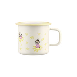 Mumi enamel mug flowers, Muurla
