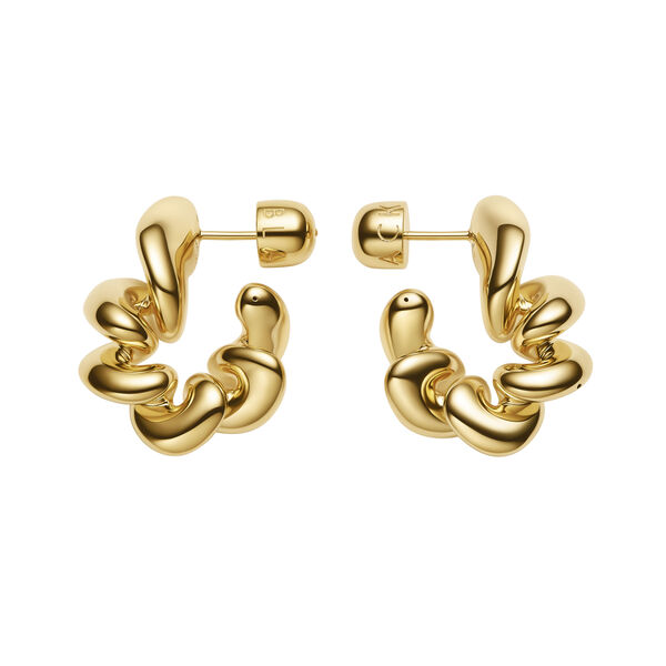 Coil Hoops Medium, gold Coil Hoops Medium, gold, Maria Black