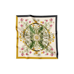 Yellow Meadow scarf, Flora Danica Denmark