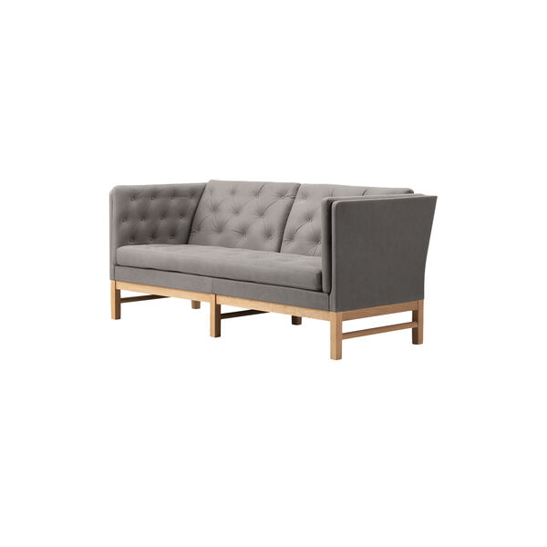 EJ315 2.5 Seater Sofa, stone/soaptreated oak, Fredericia Furniture