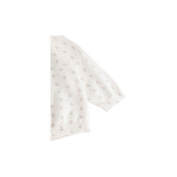 Taki Knitted Cardigan, flower stripe, MarMar Copenhagen