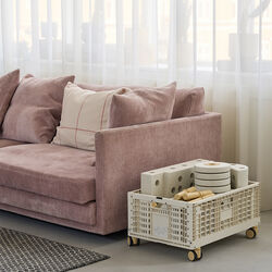 Storage Crate, sand grey, MODU