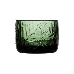 Moomin tealight holder, pine green, Moomin Arabia