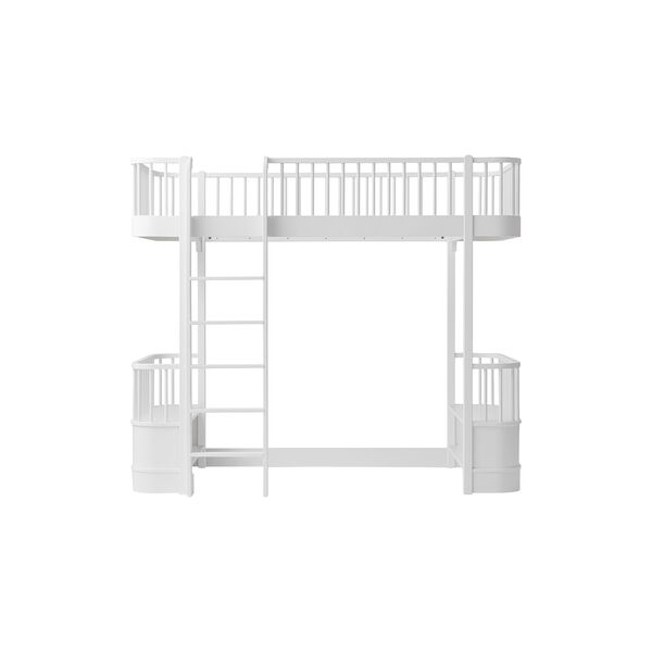 Wood Original Loft Bed 90x200 cm, white Wood Original Loft Bed 90x200 cm, white, Oliver Furniture