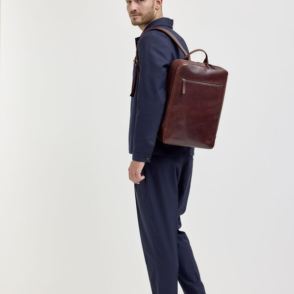 LUND Backpack 2C, brown LUND Backpack 2C, brown, JOST