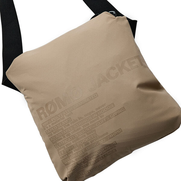 R&oslash;m&oslash; LW Rain Jacket Packable, warm grey, H2O Sportswear