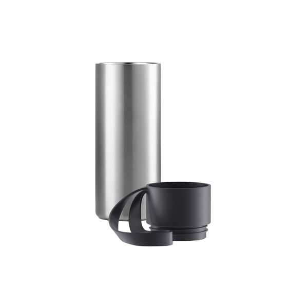 To Go Cup, steel/black, Eva Solo