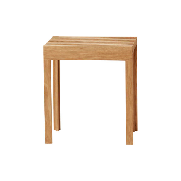Lightweight Stool, oiled oak, Form & Refine