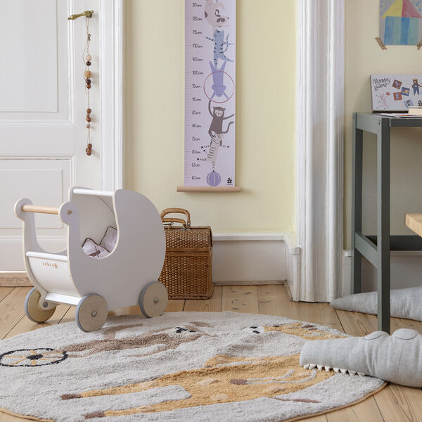 Doll's Pram, classic white, Sebra