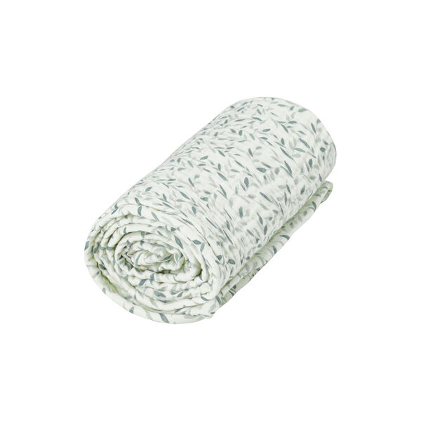 Muslin Blanket, green leaves, Cam Cam Copenhagen
