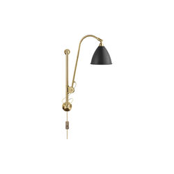 Bestlite BL5 Wall Lamp, soft black semi matt/brass, GUBI