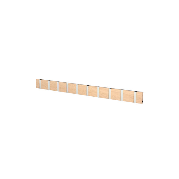 KNAX Horizontal 10 Coat Rack, oak/grey KNAX Horizontal 10 Coat Rack, oak/grey, LoCa