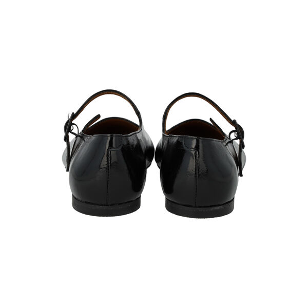 Mary-Jane Ballerina, black Mary-Jane Ballerina, black, ANGULUS