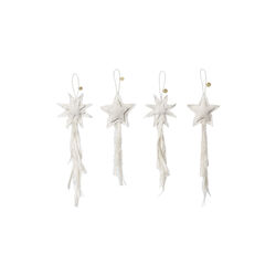 Vela&nbsp;Star&nbsp;Ornaments&nbsp;4 pcs, Ferm Living