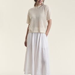 Airy linen skirt, white, BITTE KAI RAND